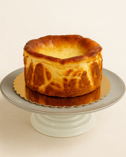 Tarta de queso vasca