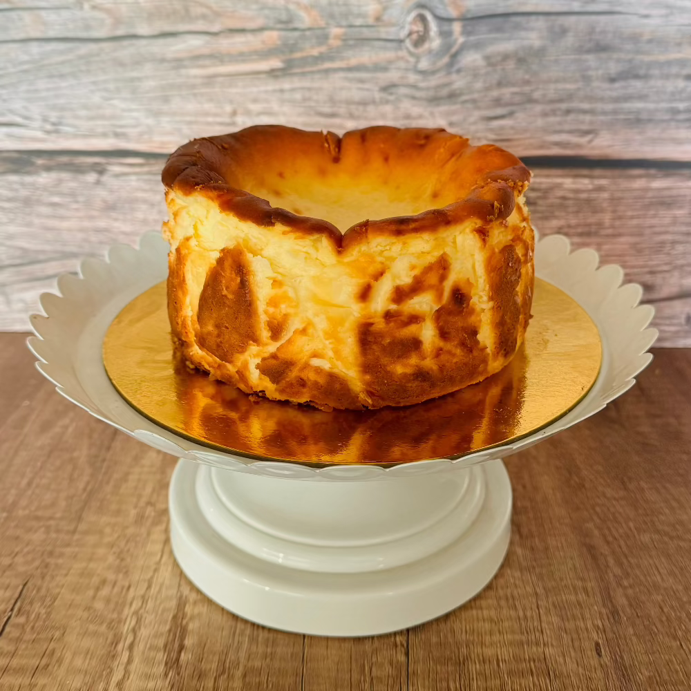 Tarta de queso vasca